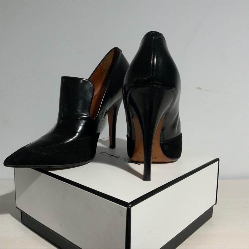 Celine Heel 👠 | Boot Heel | Leather/Suede | Size 39.5/ 9.5